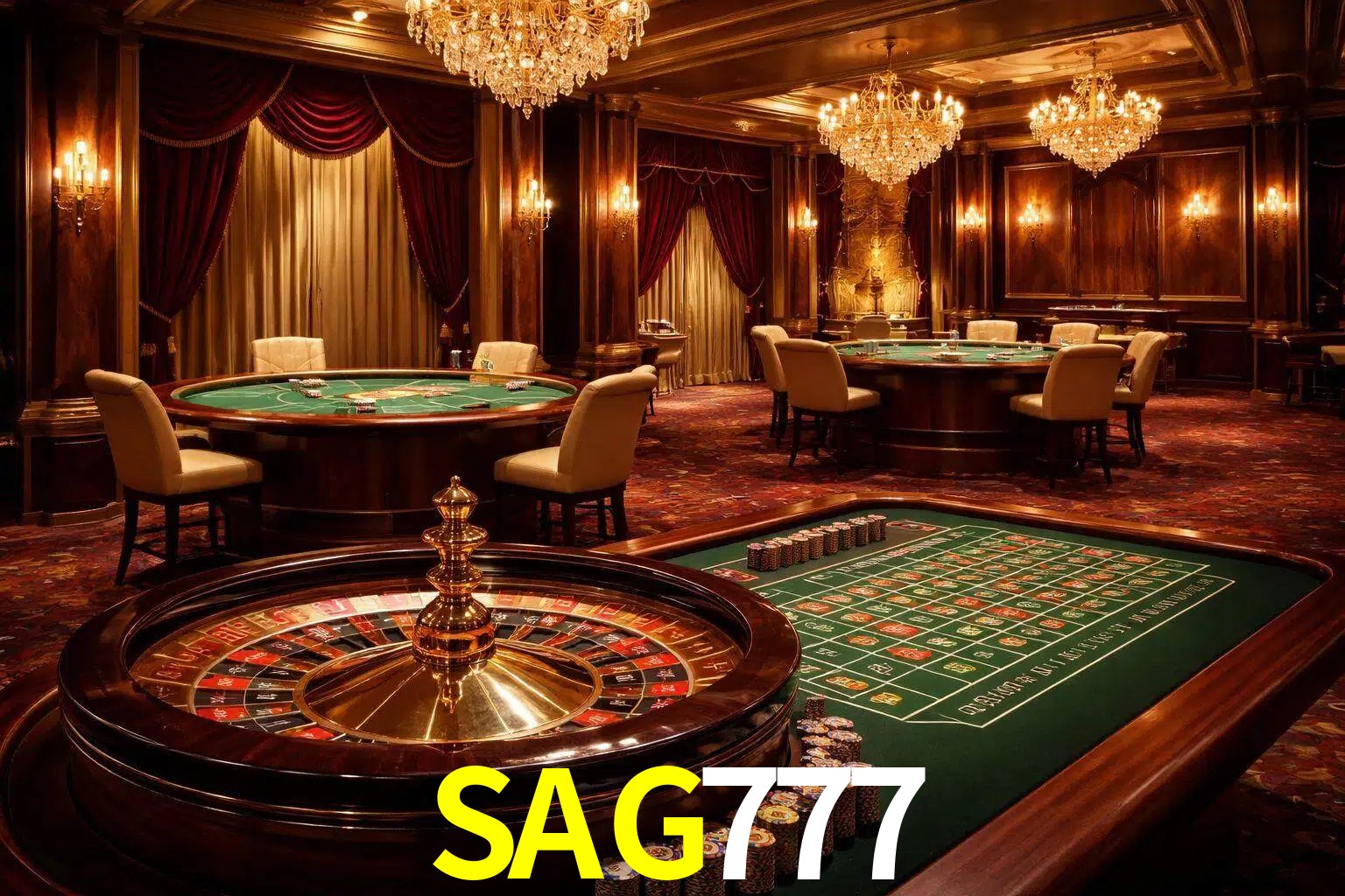 Una escena premium de mesa de casino en vivo con cartas, elementos de ruleta y un ambiente pulido de estudio de transmisión.